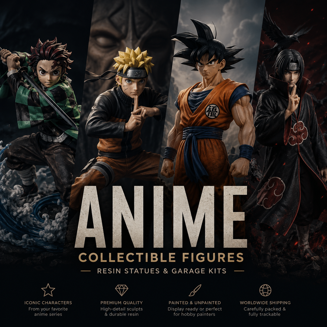 Anime Resin Figures & Collectible Statues