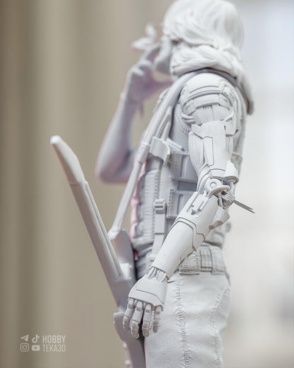 Neon Rocker Resin Statue and DIY Kit – Painted or Unpainted – 1/8 and 1/6 Scale – by CA3D – Guitar Figure – photo 6