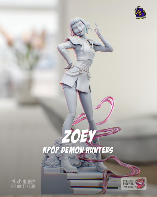 Anime Pop Idol Resin Statue and DIY Kit – Painted or Unpainted – 1/8 and 1/6 Scale – by Bulkamancer – Clear Pink Ribbon – photo 1