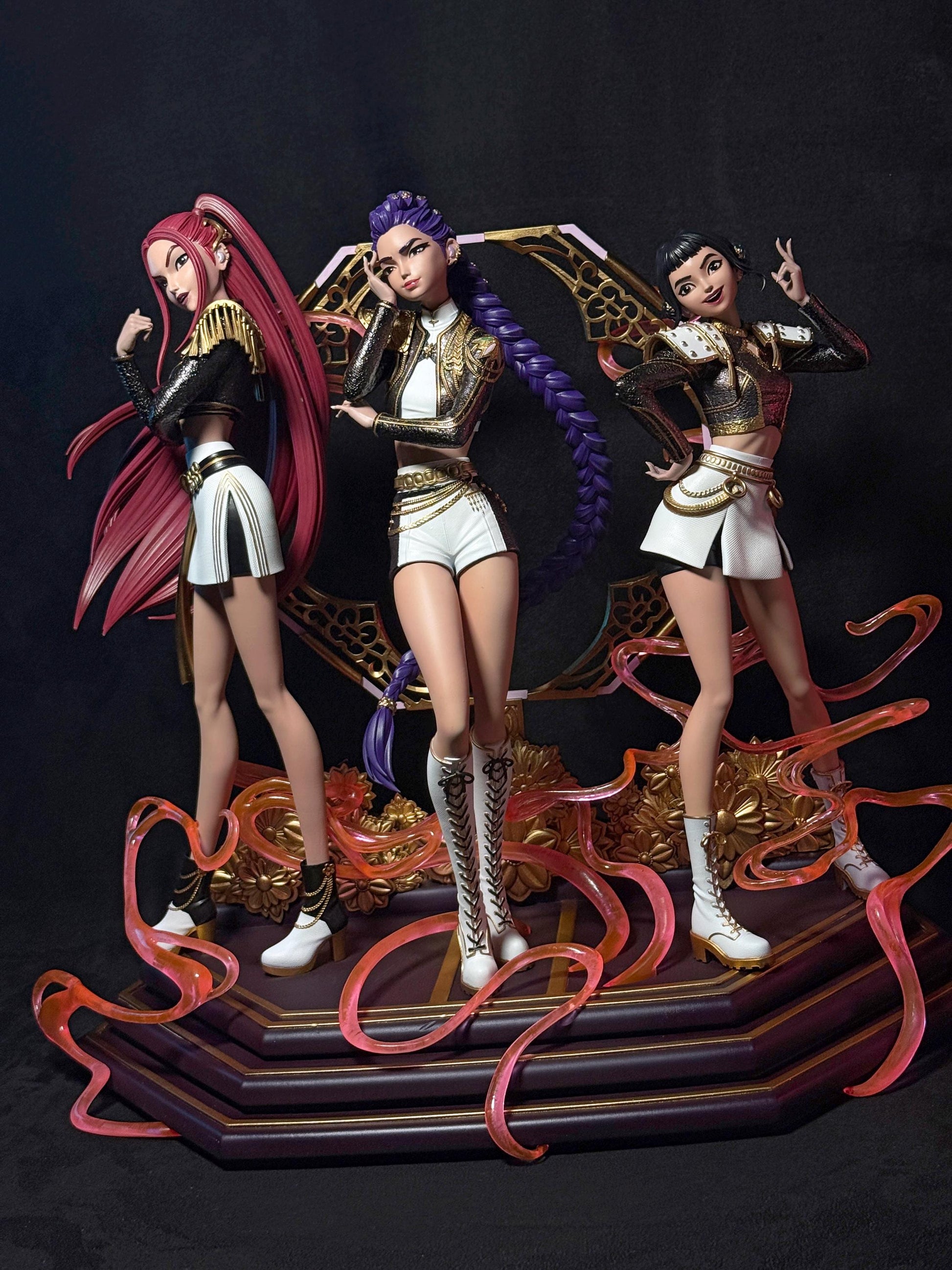 Anime Pop Idol Resin Statue and DIY Kit – Painted or Unpainted – 1/8 and 1/6 Scale – by Bulkamancer – Clear Pink Ribbon – photo 5