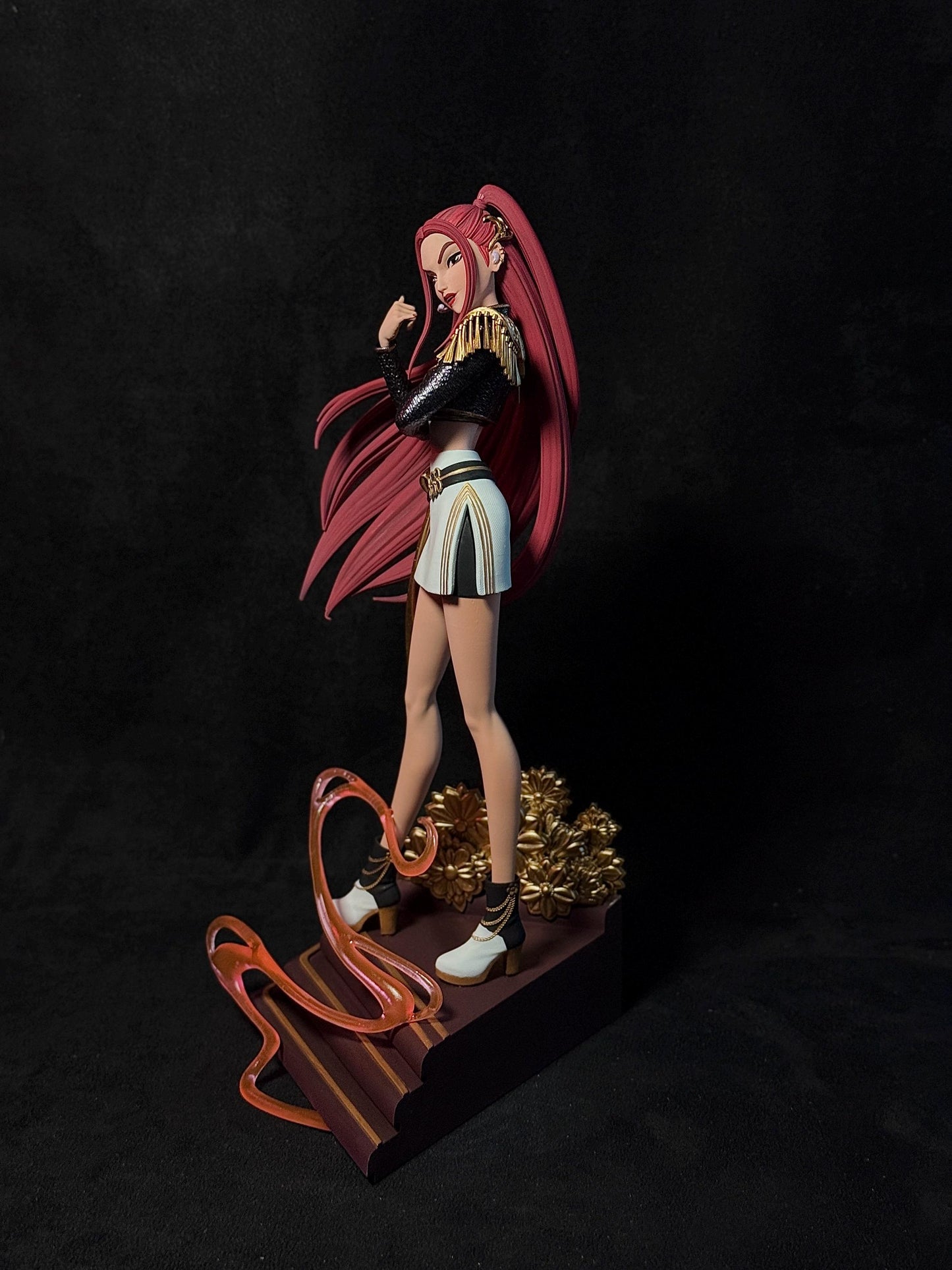 Pop Idol Heroine Resin Statue and DIY Kit – Painted or Unpainted – 1/8 and 1/6 Scale – by Bulkamancer – Clear Pink Ribbon – photo 3