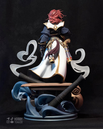 Sea Rogue Resin Statue and DIY Kit – Painted or Unpainted – 1/8 and 1/6 Scale – by Bulkamancers – Clear Wave Ship Base – photo 3