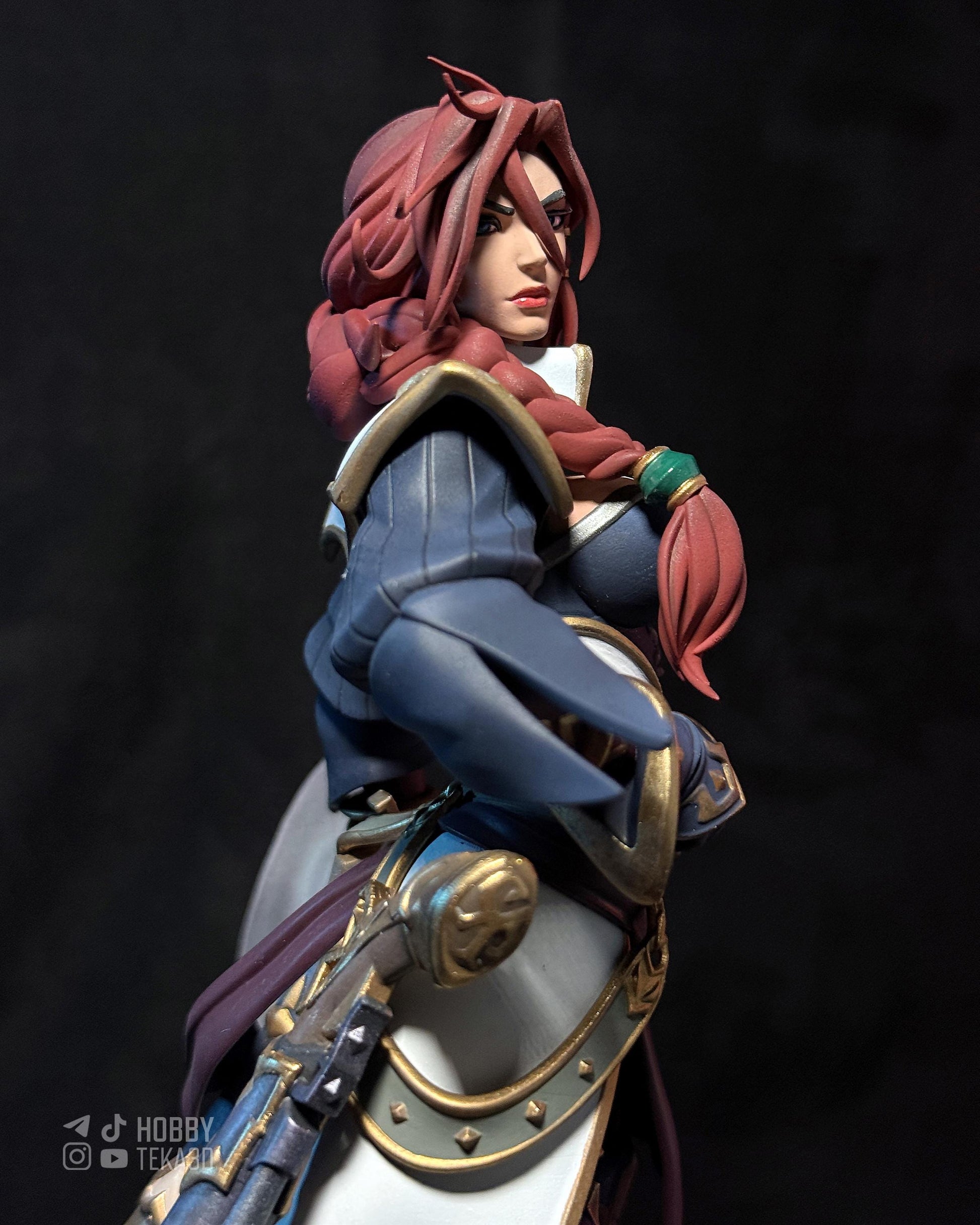 Sea Rogue Resin Statue and DIY Kit – Painted or Unpainted – 1/8 and 1/6 Scale – by Bulkamancers – Clear Wave Ship Base – photo 5