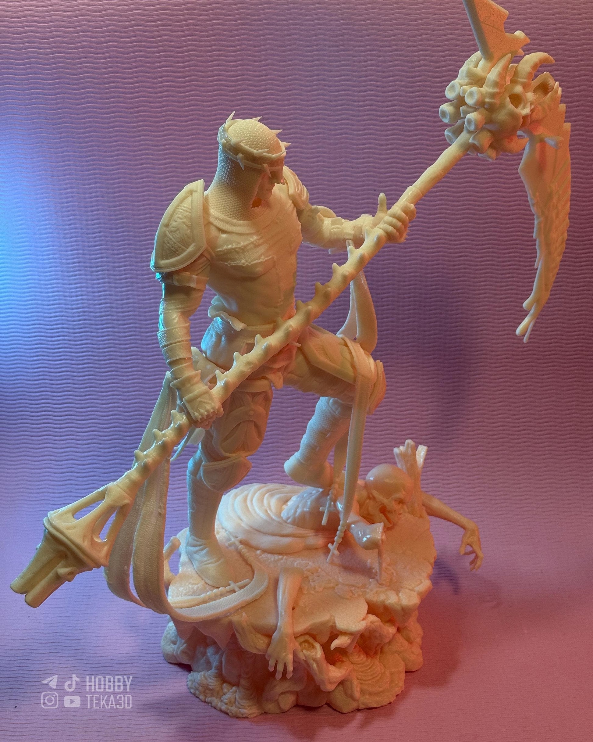 3D Printed Resin Figurine – Perfect Gift for Nerds & Gaming Fans - DIY Painting Projects
