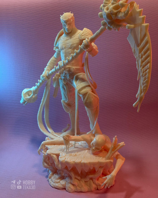 3D Printed Resin Figurine – Perfect Gift for Nerds & Gaming Fans - DIY Painting Projects
