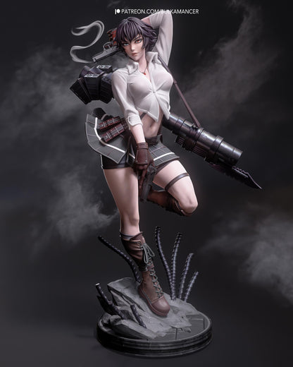 Anime Mecha Engineer Resin Statue and DIY Kit – Painted or Unpainted – 1/8 and 1/6 Scale – by Bulkamancers – Heavy Gear – photo 2