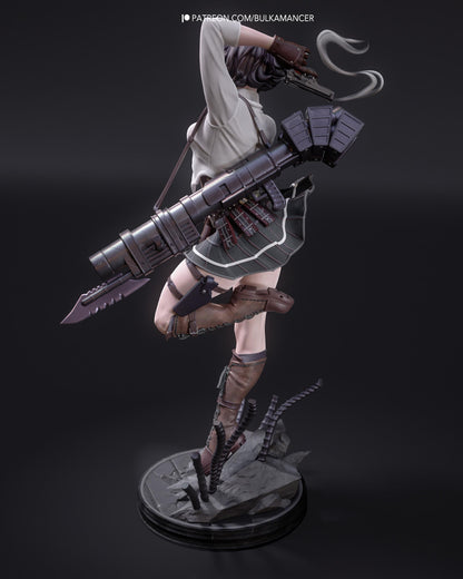 Anime Mecha Engineer Resin Statue and DIY Kit – Painted or Unpainted – 1/8 and 1/6 Scale – by Bulkamancers – Heavy Gear – photo 5