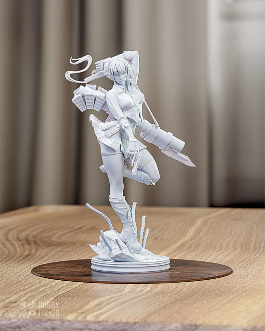 Anime Mecha Engineer Resin Statue and DIY Kit – Painted or Unpainted – 1/8 and 1/6 Scale – by Bulkamancers – Heavy Gear – photo 1