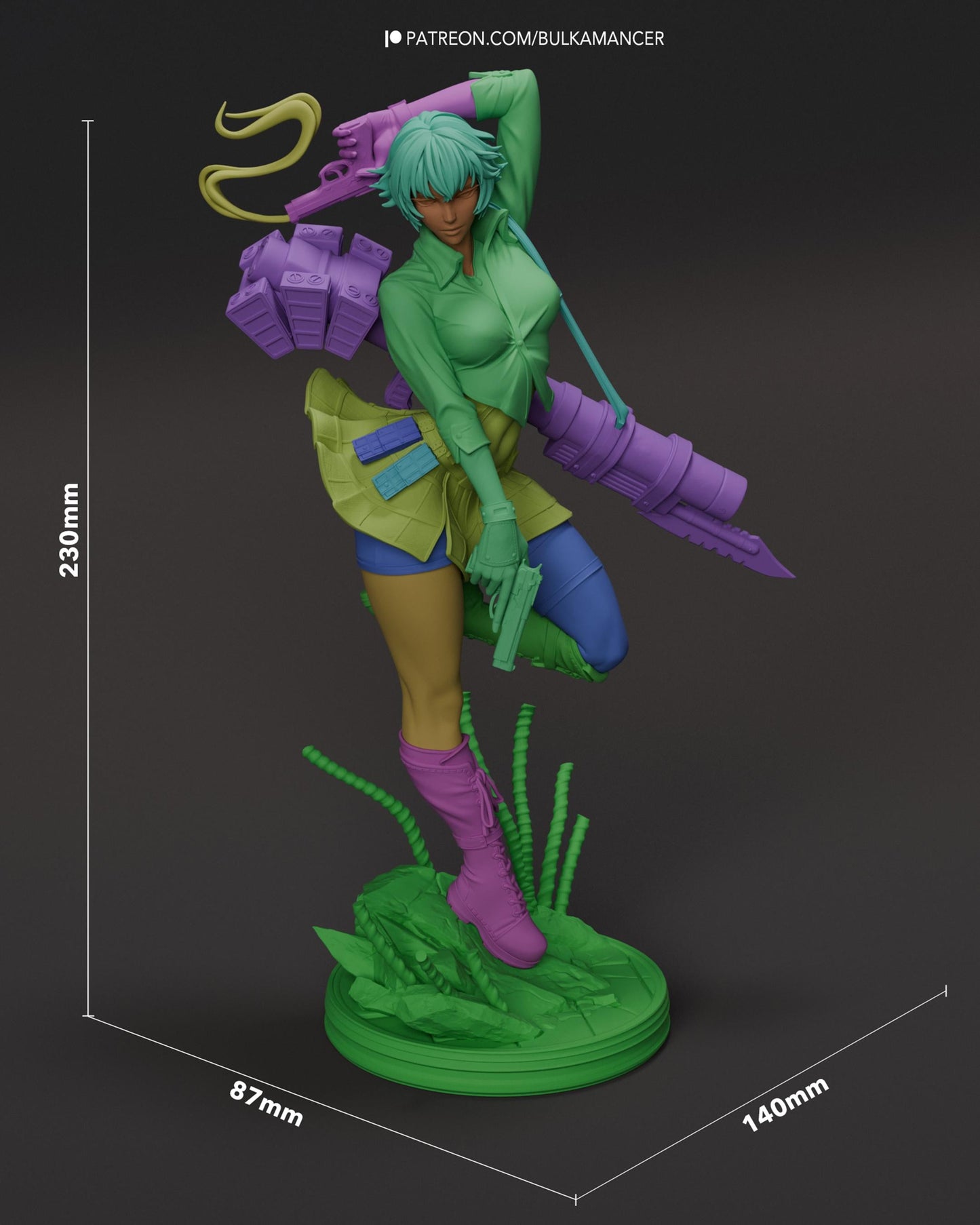 Anime Mecha Engineer Resin Statue and DIY Kit – Painted or Unpainted – 1/8 and 1/6 Scale – by Bulkamancers – Heavy Gear – photo 13