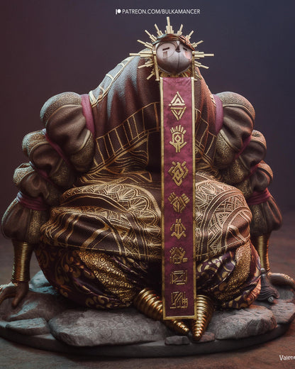 Dark Fantasy Idol Resin Statue and DIY Kit – Painted or Unpainted – 1/8 Scale Only – by Bulkamancer – Ritual Banner – photo 1