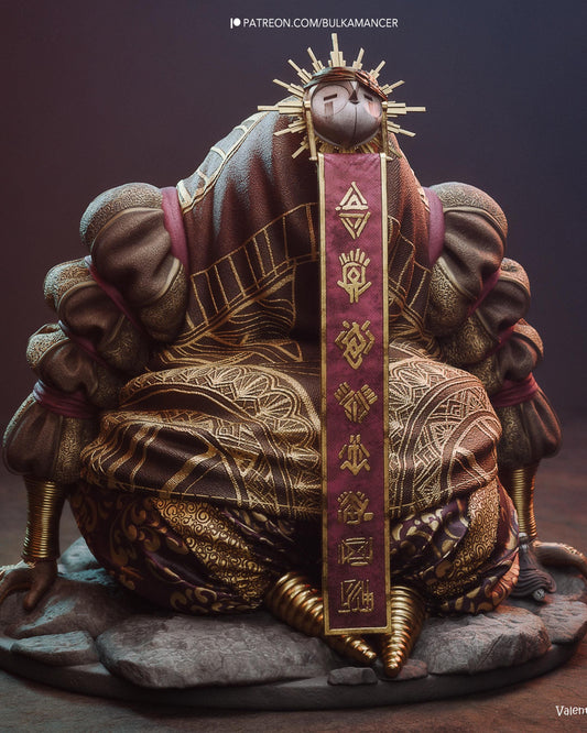 Dark Fantasy Idol Resin Statue and DIY Kit – Painted or Unpainted – 1/8 Scale Only – by Bulkamancer – Ritual Banner – photo 1