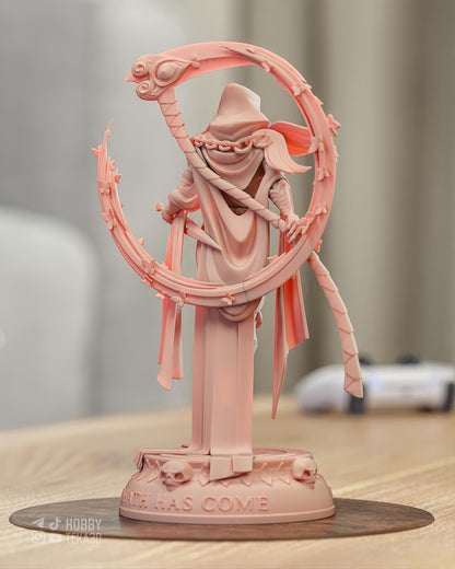 Dark Reaper Resin Statue and DIY Kit - Painted or Unpainted - 1/8 and 1/6 Scale - by Bulkamancer - Scythe Throne – photo 4