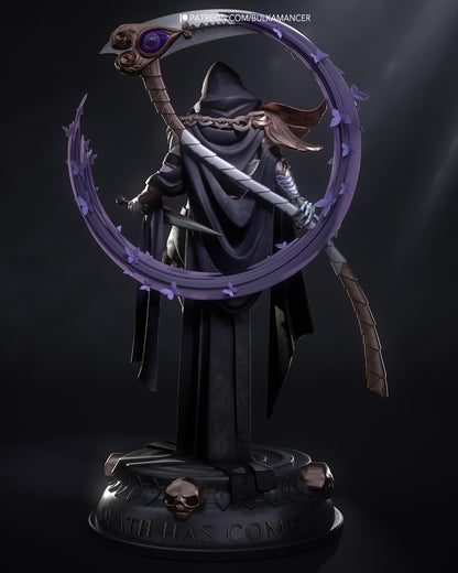 Dark Reaper Resin Statue and DIY Kit - Painted or Unpainted - 1/8 and 1/6 Scale - by Bulkamancer - Scythe Throne – photo 3