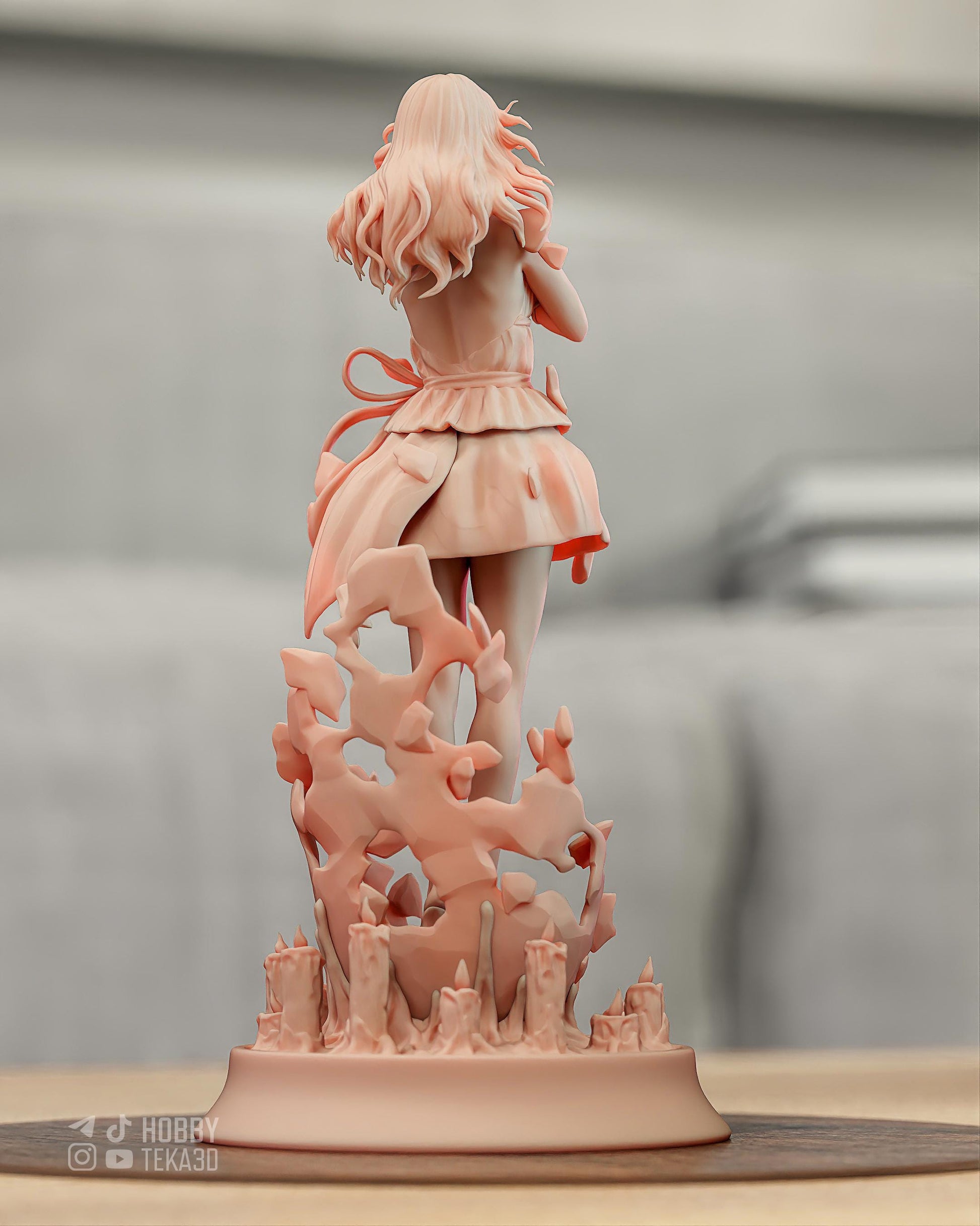 Gaming Action Figurine – Handpainted Resin Figure or DIY Model Kit, Death Stranding 2