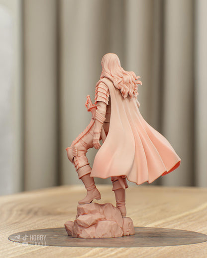 Dark Fantasy Knight Resin Statue and DIY Kit - Painted or Unpainted - 1/8 and 1/6 Scale - by Bulkamancer - Rock Base – photo 3