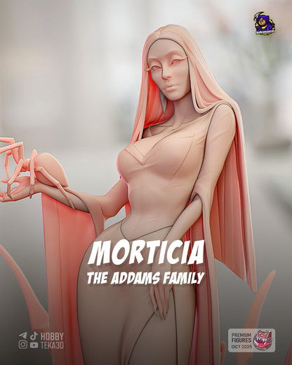 Gothic Matriarch Resin Statue and DIY Kit – Painted or Unpainted – 1/8 and 1/6 Scale – Elegant Dark Dress Figure – photo 1