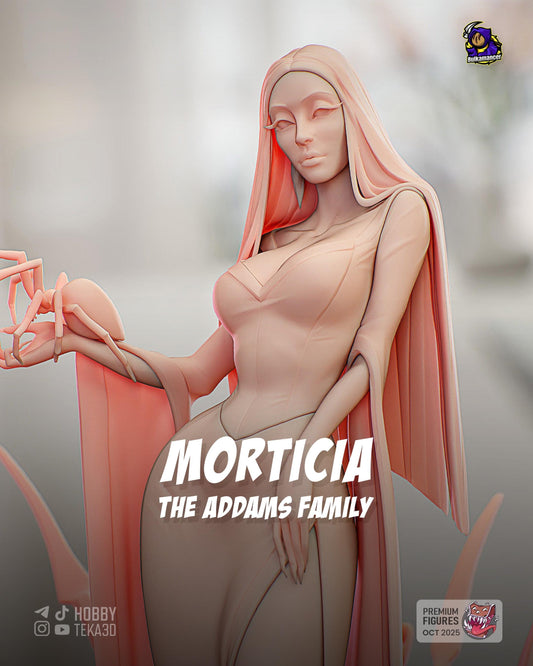 Gothic Matriarch Resin Statue and DIY Kit – Painted or Unpainted – 1/8 and 1/6 Scale – Elegant Dark Dress Figure – photo 1