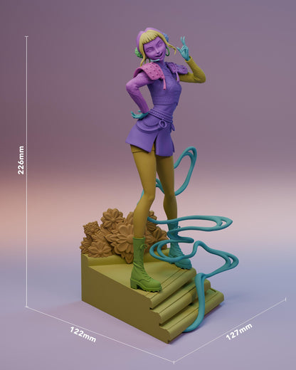 Anime Pop Idol Resin Statue and DIY Kit – Painted or Unpainted – 1/8 and 1/6 Scale – by Bulkamancer – Clear Pink Ribbon – photo 8