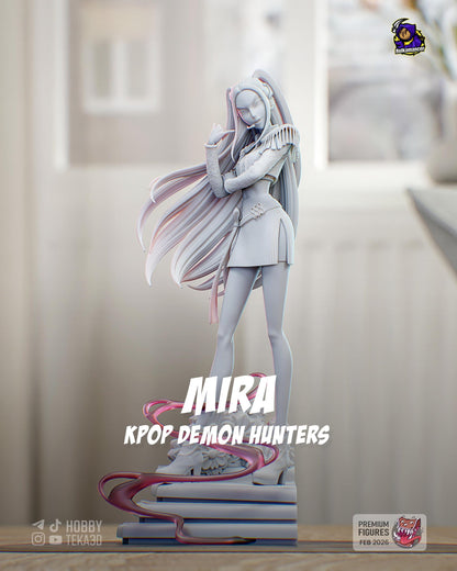 Pop Idol Heroine Resin Statue and DIY Kit – Painted or Unpainted – 1/8 and 1/6 Scale – by Bulkamancer – Clear Pink Ribbon – photo 1