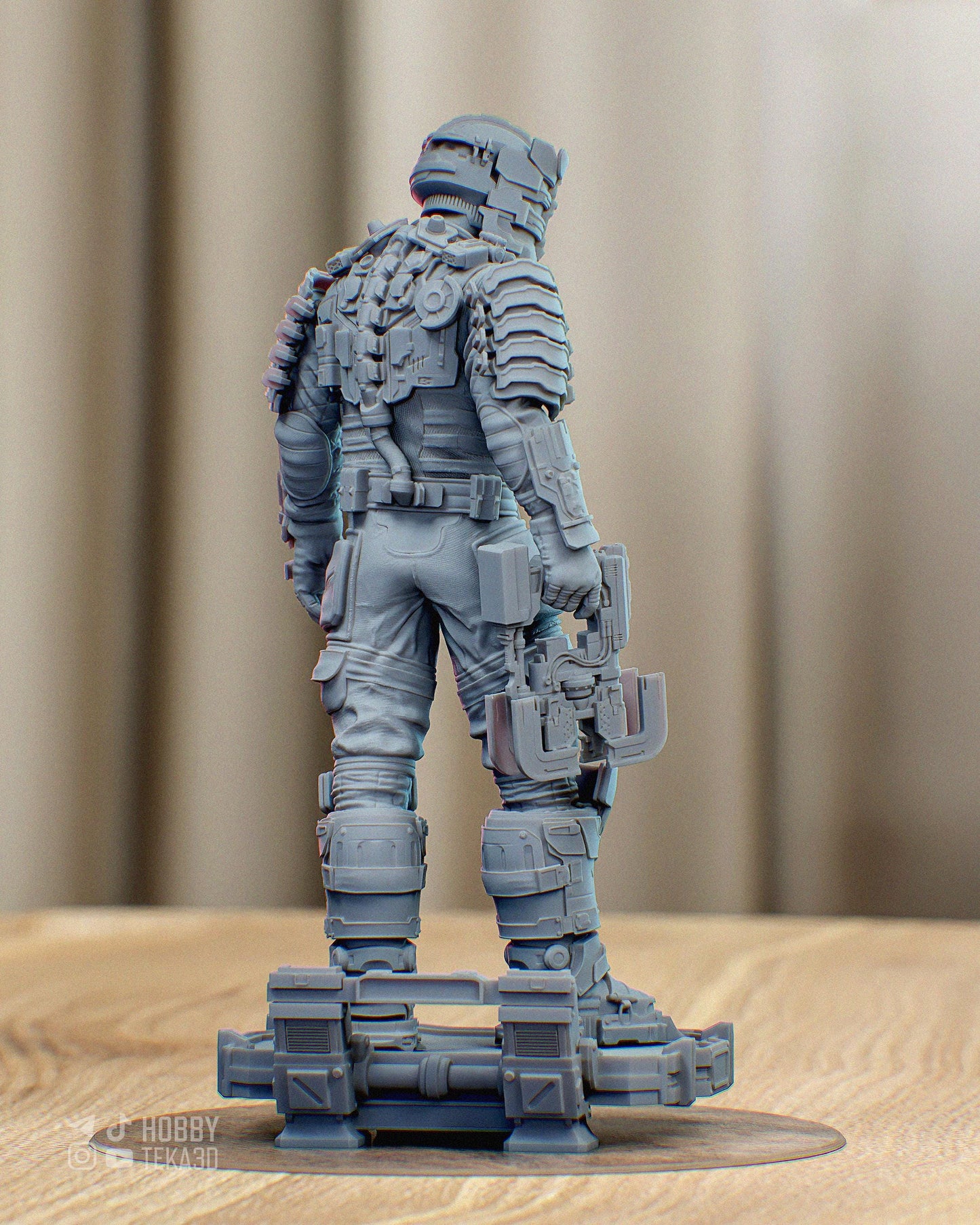 Sci Fi Armored Engineer Resin Statue and DIY Kit – Painted or Unpainted – 1/8 and 1/6 Scale – by CA3D – Tech Base – photo 2