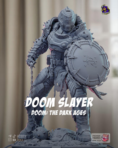 Armored Warrior Resin Statue – Painted & Unpainted DIY Kit – 1/8 and 1/6 Scale – by Bulkamancer – photo 3