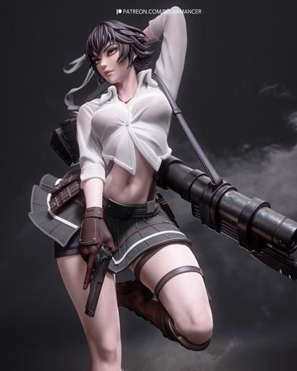 Anime Mecha Engineer Resin Statue and DIY Kit – Painted or Unpainted – 1/8 and 1/6 Scale – by Bulkamancers – Heavy Gear – photo 3
