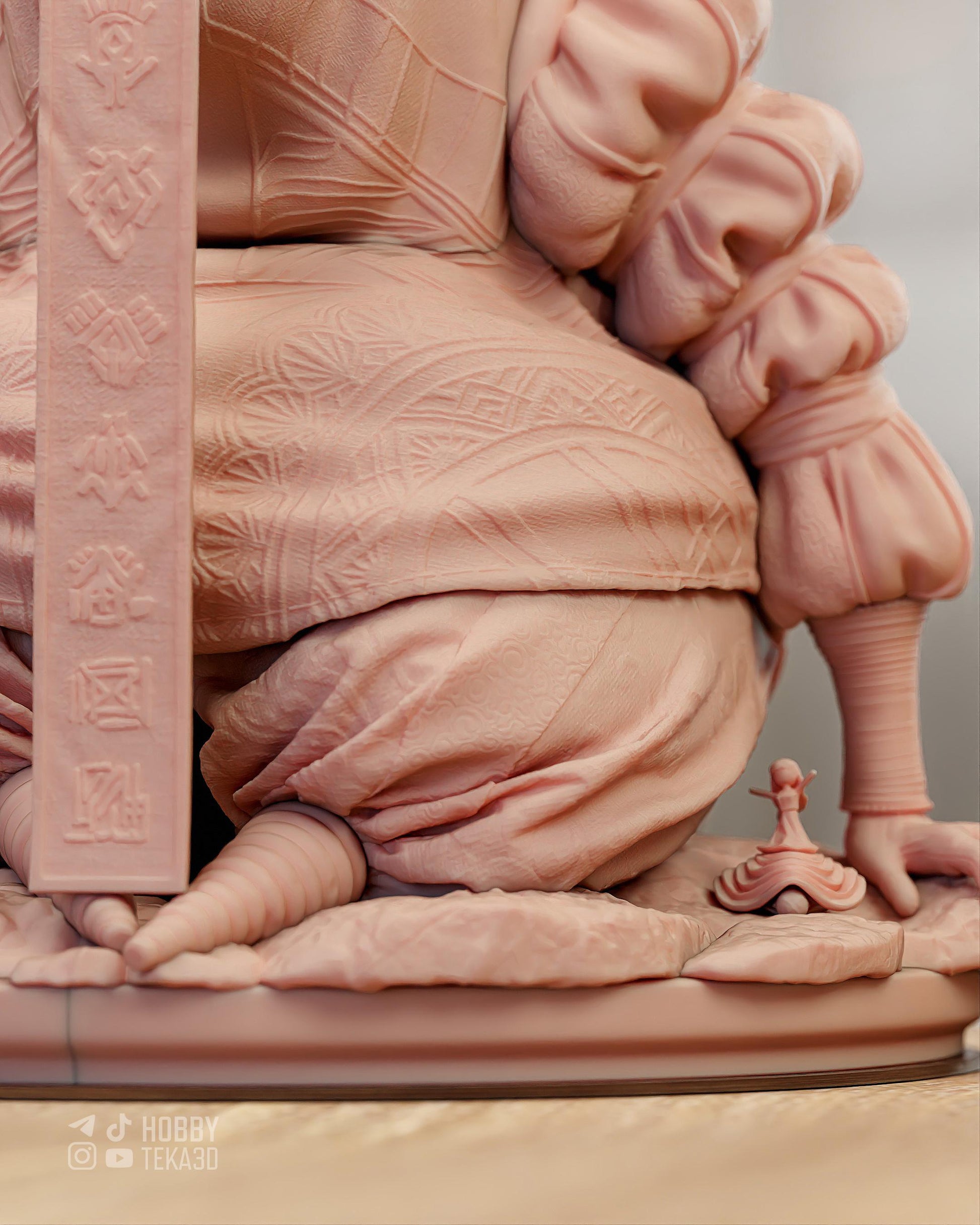 Dark Fantasy Idol Resin Statue and DIY Kit – Painted or Unpainted – 1/8 Scale Only – by Bulkamancer – Ritual Banner – photo 6