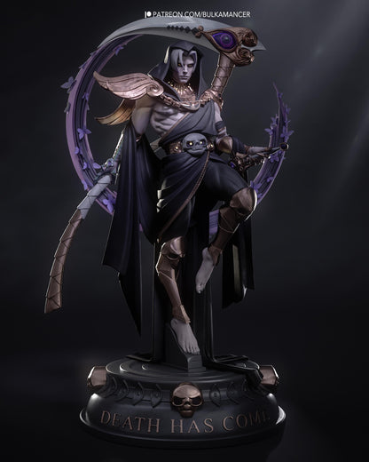Dark Reaper Resin Statue and DIY Kit - Painted or Unpainted - 1/8 and 1/6 Scale - by Bulkamancer - Scythe Throne – photo 2