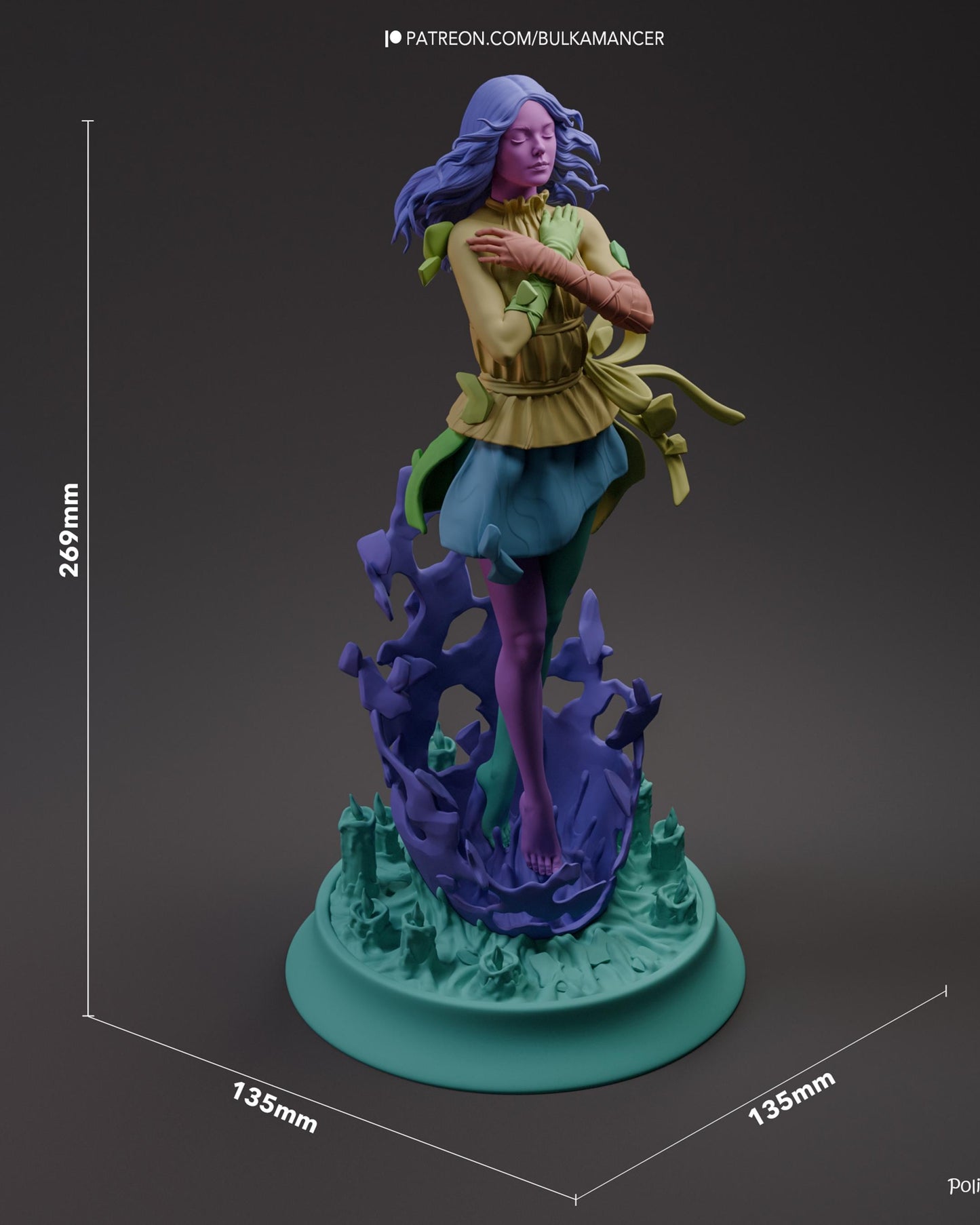 Gaming Action Figurine – Handpainted Resin Figure or DIY Model Kit, Death Stranding 2