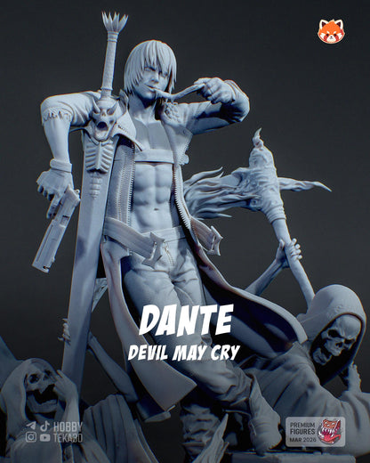 Demon Hunter Resin Statue and DIY Kit – Painted or Unpainted – 1/8 and 1/6 Scale – by Tanuki – Clear Purple Effects – photo 4