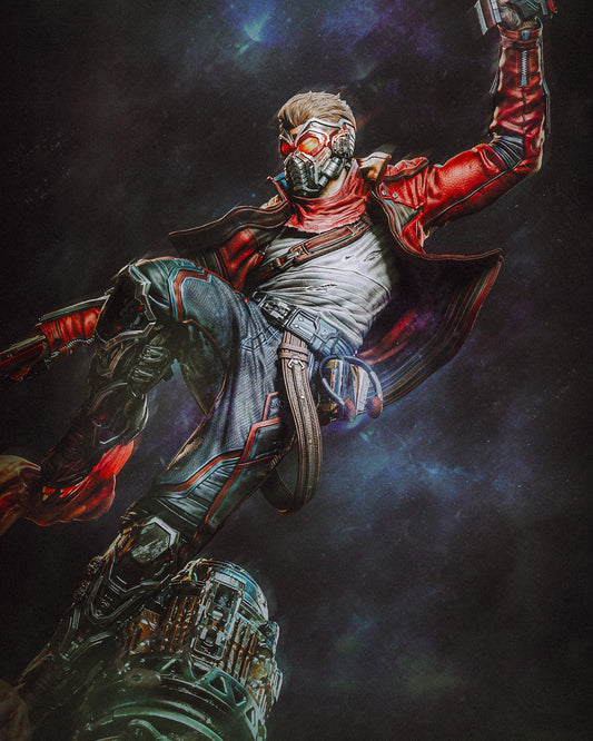 Masked Space Outlaw Resin Statue and DIY Kit – Painted or Unpainted – 1/8 and 1/6 Scale – by CA3D – Tech Base – photo 1