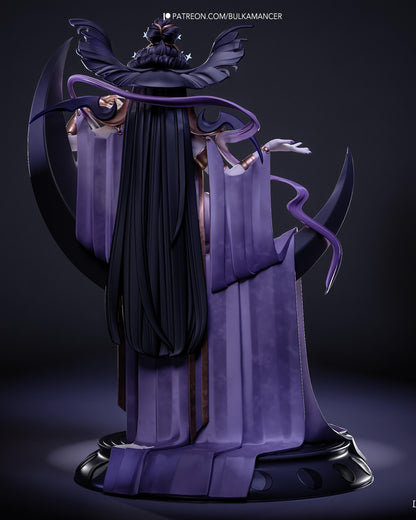 Lunar Sorceress Resin Statue and DIY Kit - Painted or Unpainted - 1/8 and 1/6 Scale - by Bulkamancer - Crescent Throne – photo 3