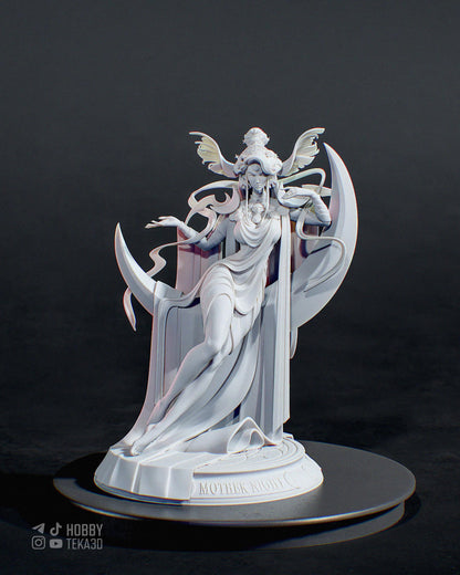 Lunar Sorceress Resin Statue and DIY Kit - Painted or Unpainted - 1/8 and 1/6 Scale - by Bulkamancer - Crescent Throne – photo 5