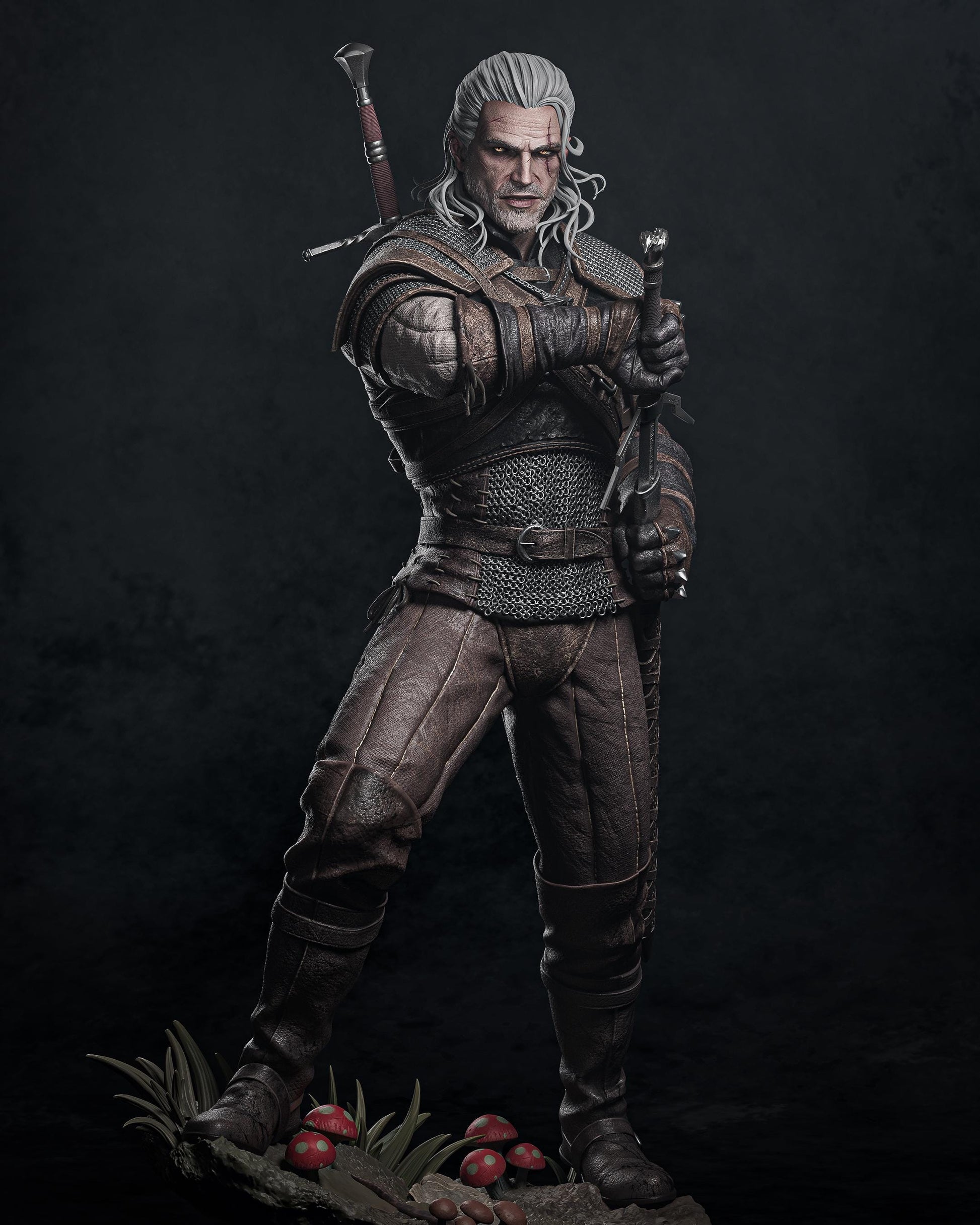 Dark Fantasy Beast Hunter Resin Statue – Painted or Unpainted – 1/8 1/6 Scale CA3D – photo 1