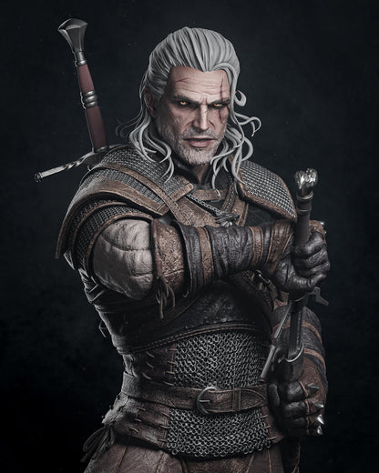 Dark Fantasy Beast Hunter Resin Statue – Painted or Unpainted – 1/8 1/6 Scale CA3D – photo 5