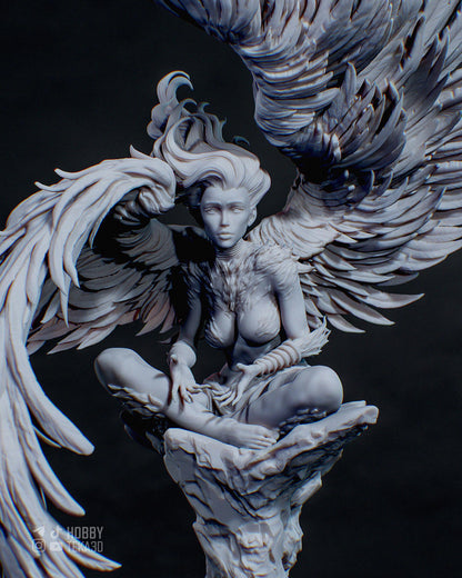 Gaming Action Figurine – Handpainted Resin Figure or DIY Model Kit, CA3D Sphinx