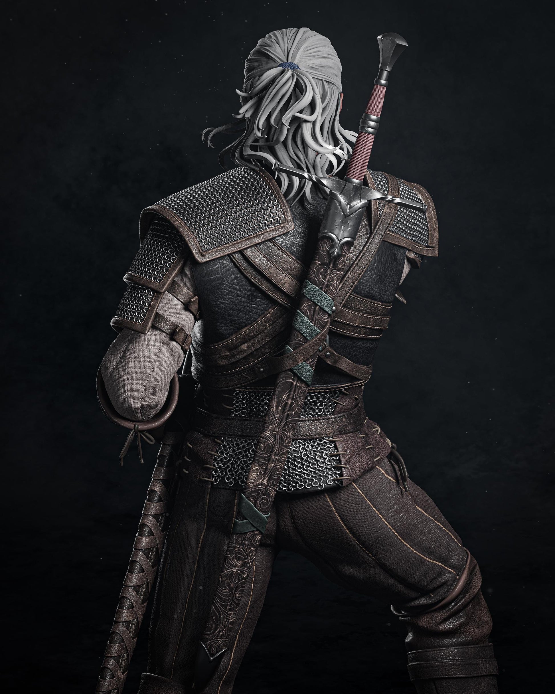 Dark Fantasy Beast Hunter Resin Statue – Painted or Unpainted – 1/8 1/6 Scale CA3D – photo 3