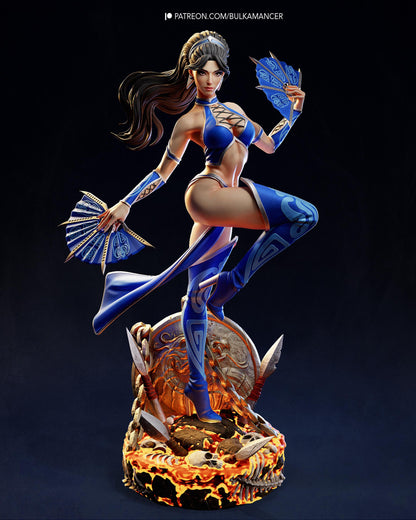 Gaming Action Figurine – Handpainted Resin Figure or DIY Model Kit, Mortal Kombat