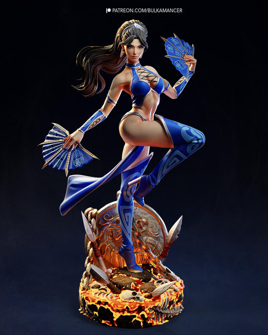 Gaming Action Figurine – Handpainted Resin Figure or DIY Model Kit, Mortal Kombat
