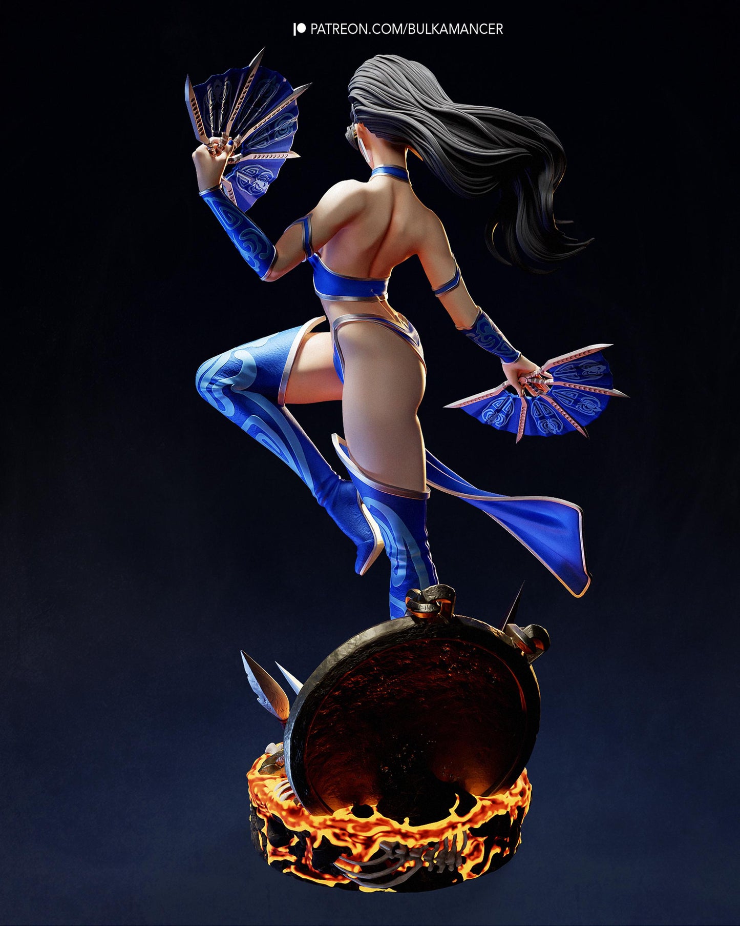 Gaming Action Figurine – Handpainted Resin Figure or DIY Model Kit, Mortal Kombat