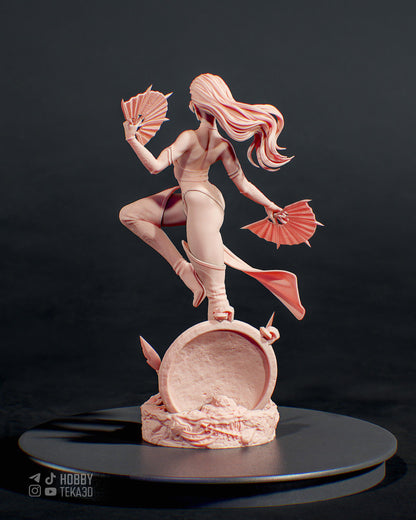 Gaming Action Figurine – Handpainted Resin Figure or DIY Model Kit, Mortal Kombat