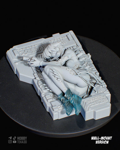 Unpainted Sci Fi Anime Resin Model Kit – 1/8 and 1/6 Scale – by Tanuki – Neon Heroine DIY Kit with Clear Resin Parts – photo 3
