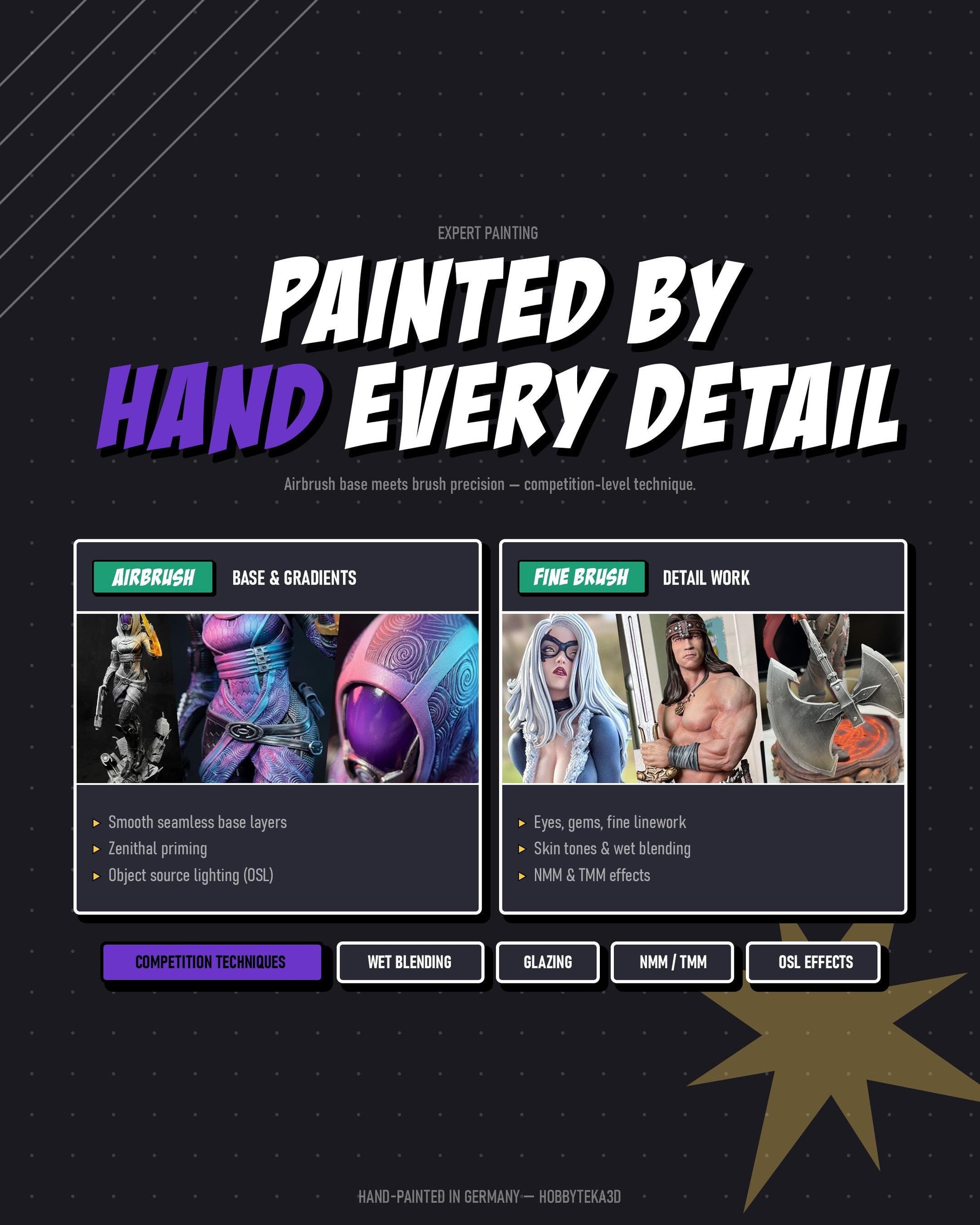 Dark Sorcerer Resin Statue and DIY Kit – Painted or Unpainted – 1/8 and 1/6 Scale – by Tanuki – Clear Green Magic Wand – photo 10