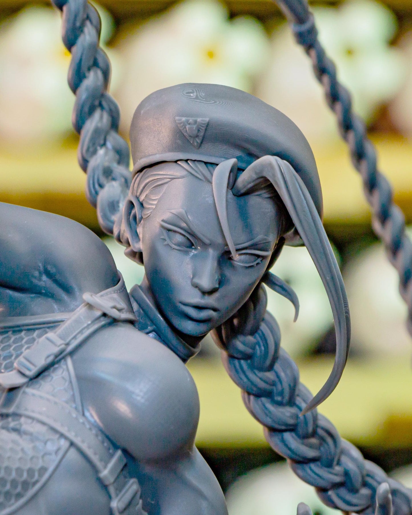 Unpainted Anime Martial Artist Resin Model Kit – 1/8 and 1/6 Scale – by Bulkamancers – High Kick DIY Figure