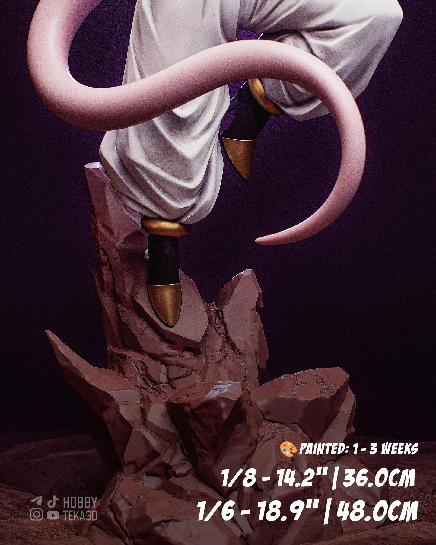 Seductive Villainess Anime Figurine – Hand Painted Resin Statue – 1/8 and 1/6 Scale – by CA3D