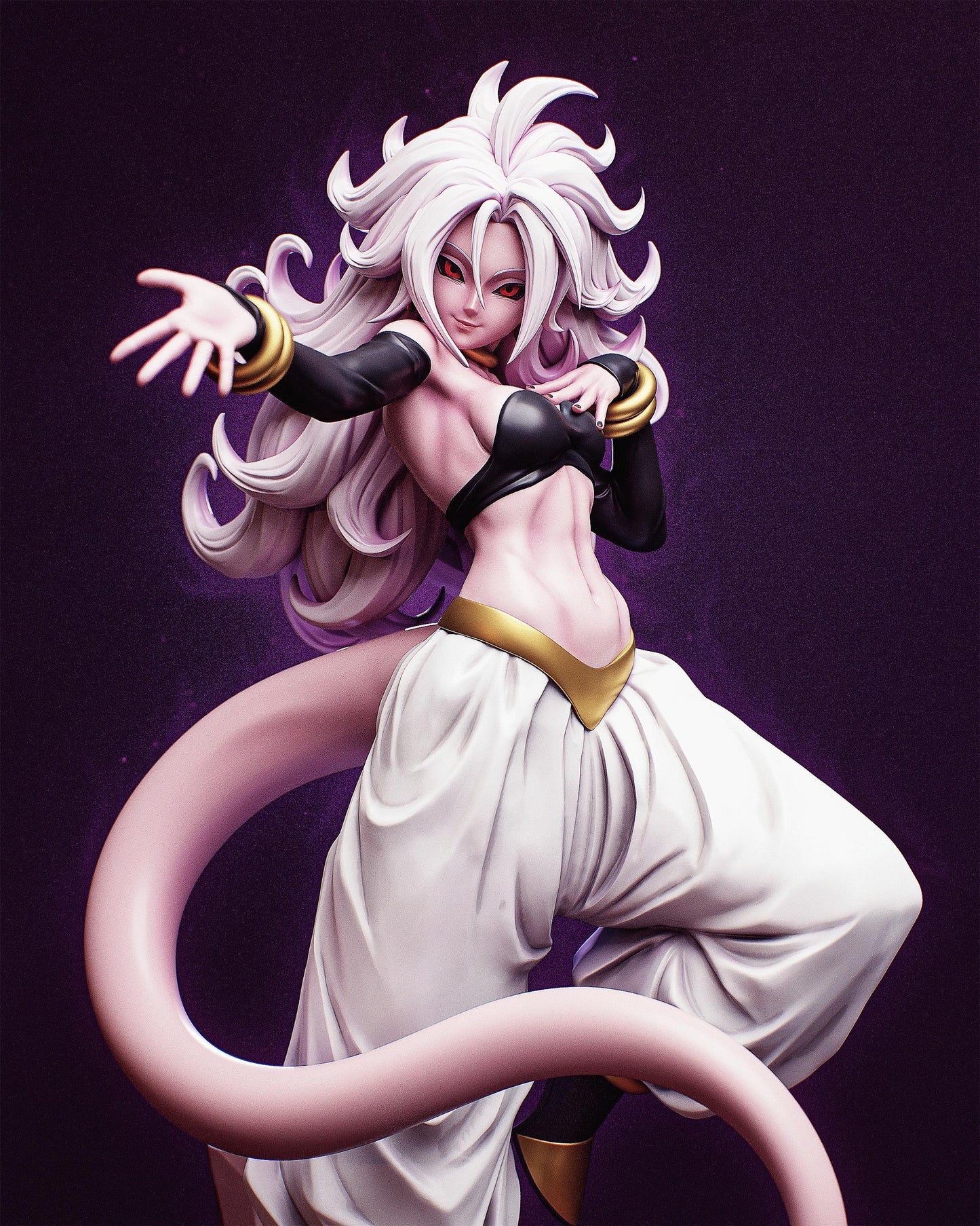 Seductive Villainess Anime Figurine – Hand Painted Resin Statue – 1/8 and 1/6 Scale – by CA3D
