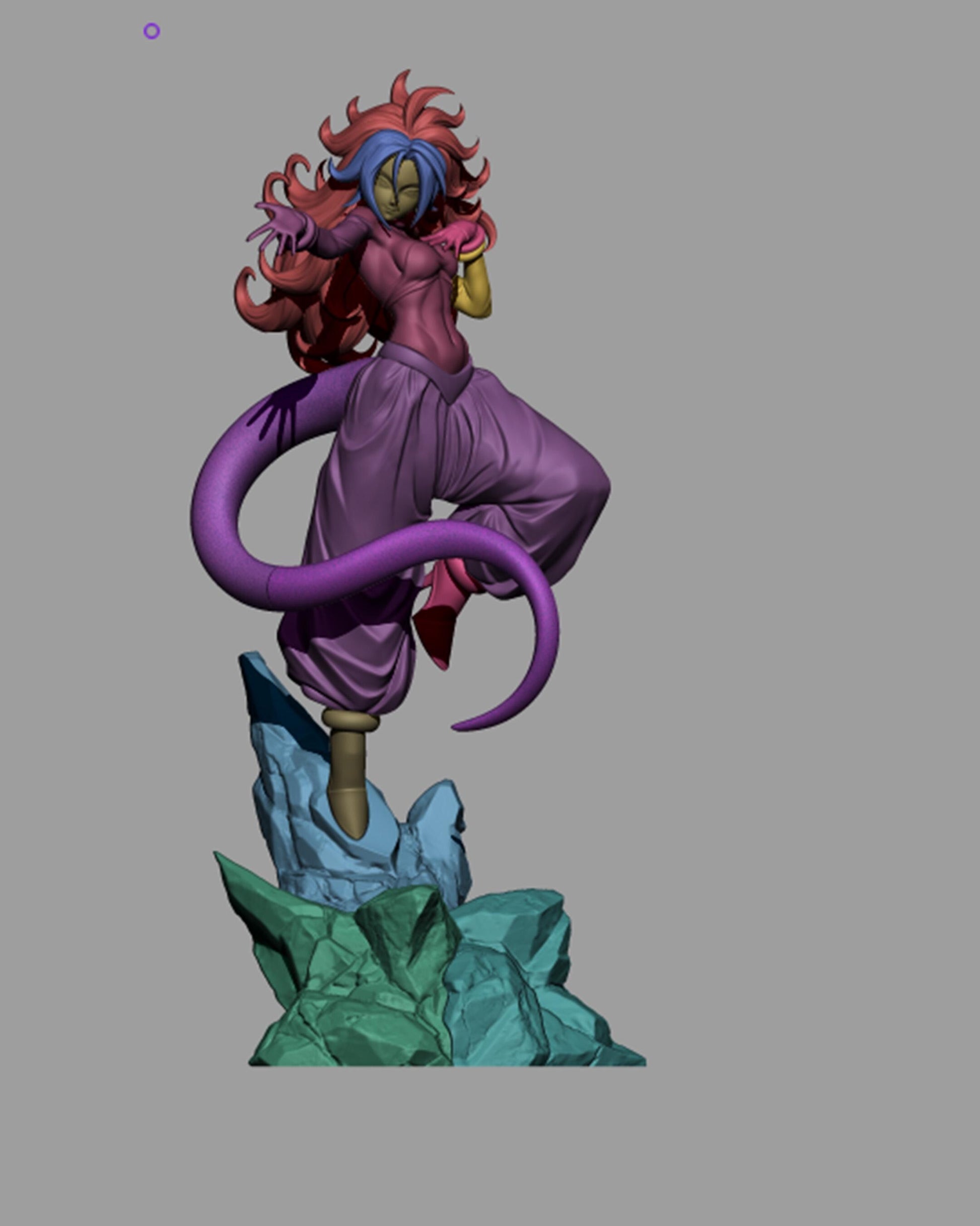 Seductive Villainess Anime Figurine – Hand Painted Resin Statue – 1/8 and 1/6 Scale – by CA3D