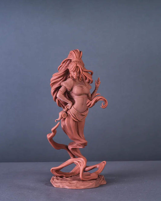 Djinn Fantasy Figurine – Unpainted Resin Model Kit – 1/8 and 1/6 Scale – by CA3D