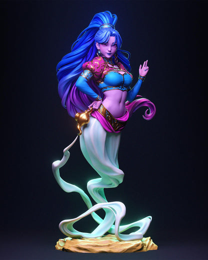 Djinn Fantasy Figurine – Hand Painted Resin Figure – 1/8 and 1/6 Scale – by CA3D