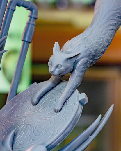 Unpainted Anime Martial Artist Resin Model Kit – 1/8 and 1/6 Scale – by Bulkamancers – High Kick DIY Figure